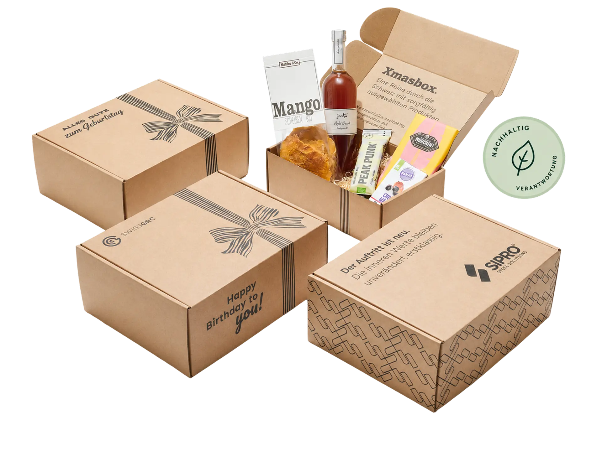 wiant Geschenkboxen mit kuratierten Schweizer Produkten